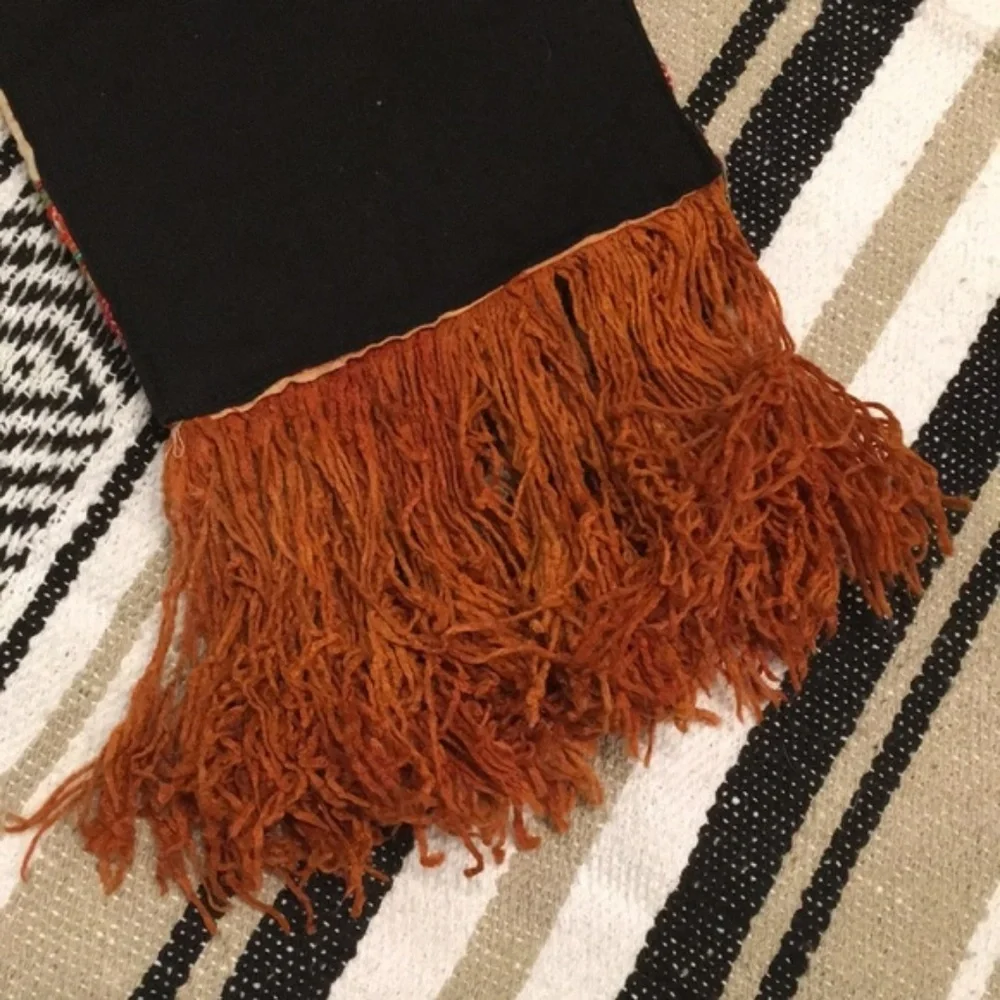 Vintage Boho/Chic Hand Embroidered Crossbody Bag